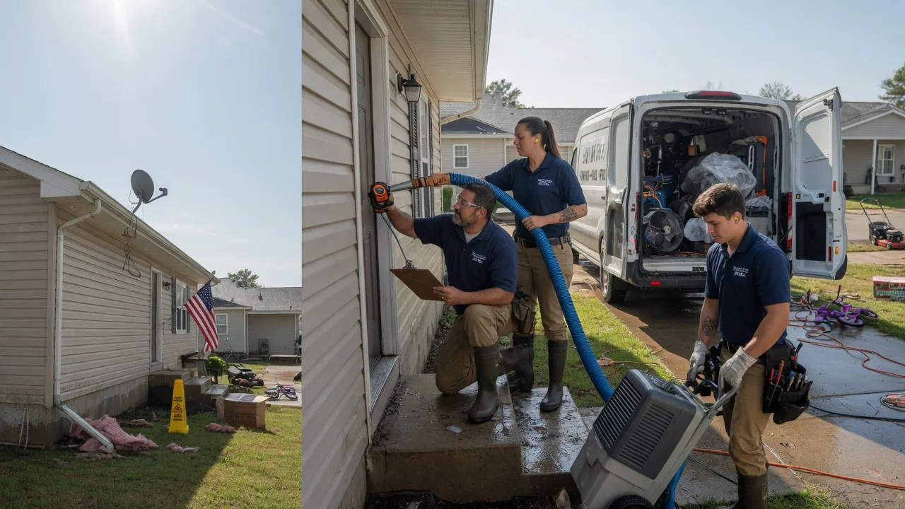 Ceiling Water Damage Restoration in Buckner, IL near me